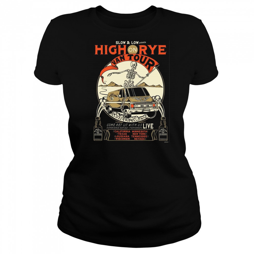 Slow And Low High On Rye Van 2025 Tour Shirt Women's T-shirt