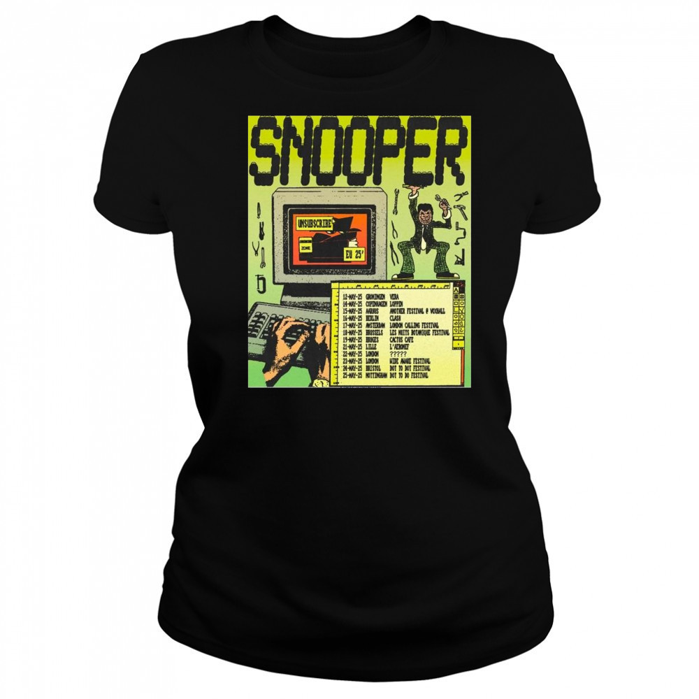Snooper EU 2025 Tour Shirt Women's T-shirt
