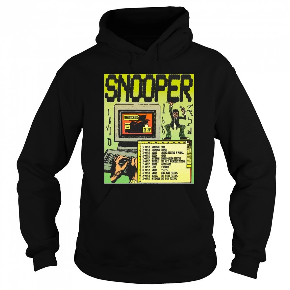 Snooper EU 2025 Tour Shirt Hoodie