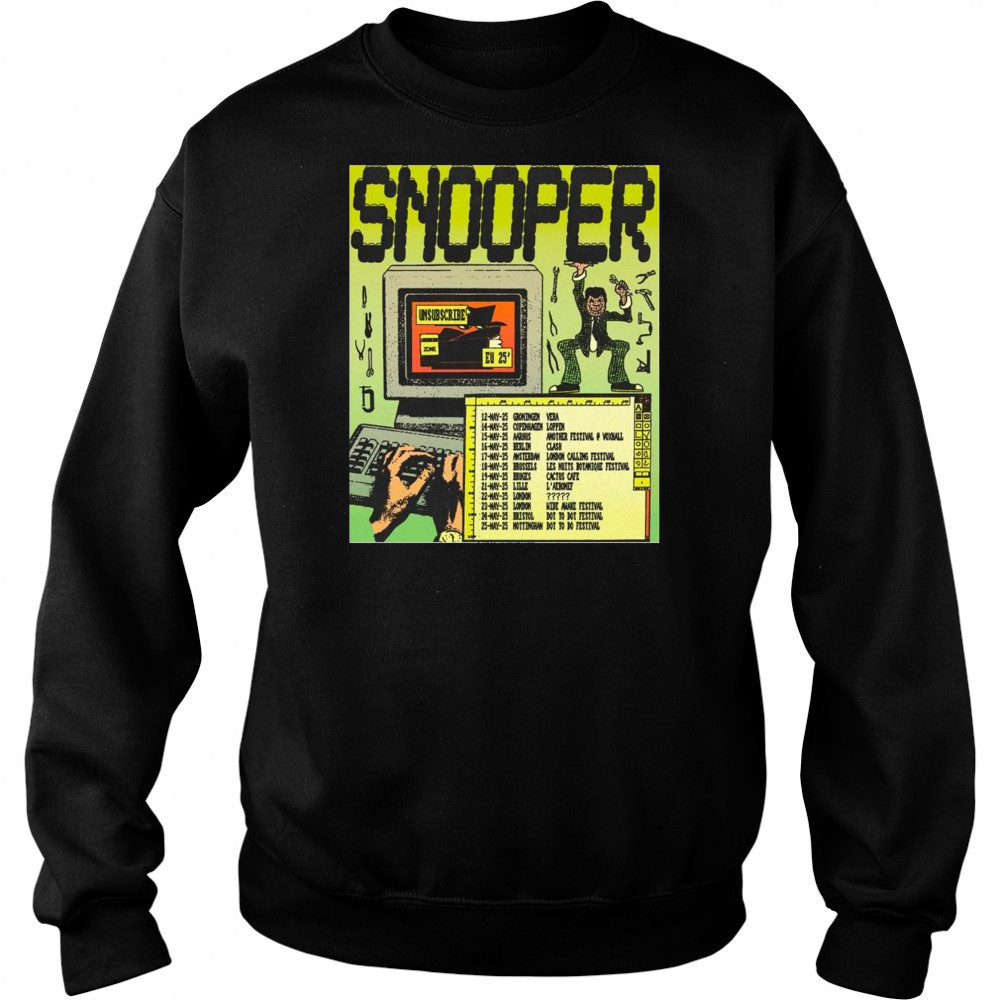 Snooper EU 2025 Tour Shirt Sweatshirt