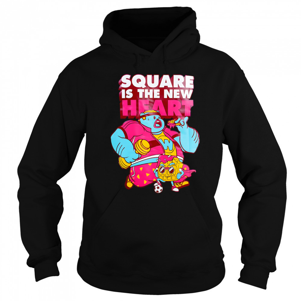 Square is the new heart shirt Hoodie