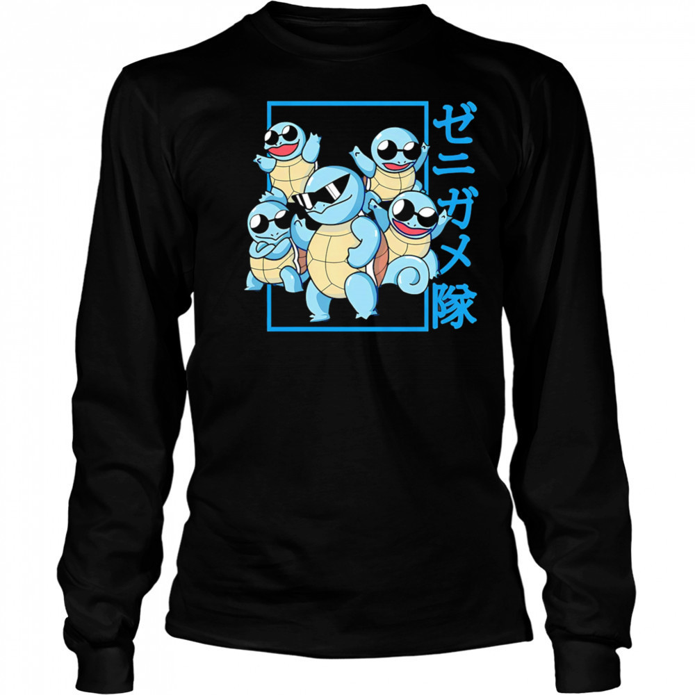 Squirtle Super Squad Cool funny shirt Long Sleeved