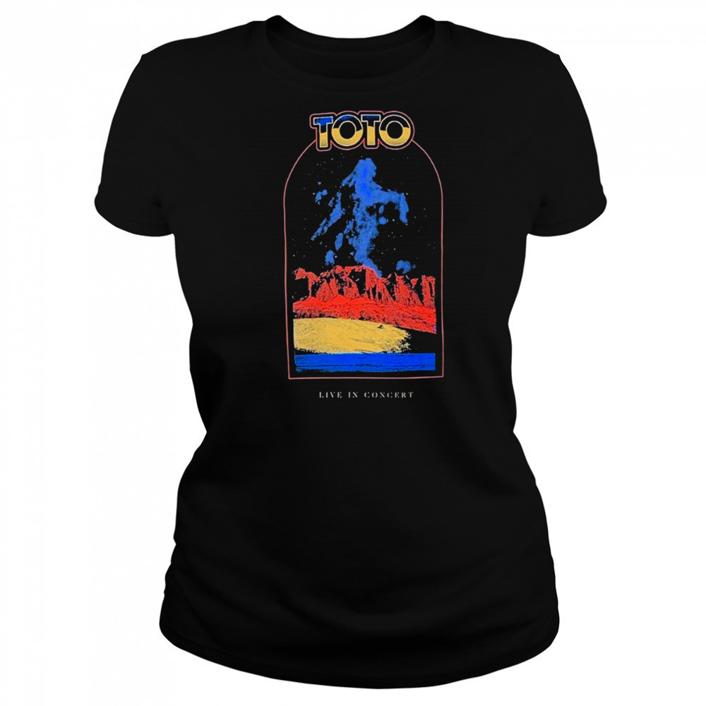 Toto Live In Concert Mountains T-shirt Women's T-shirt