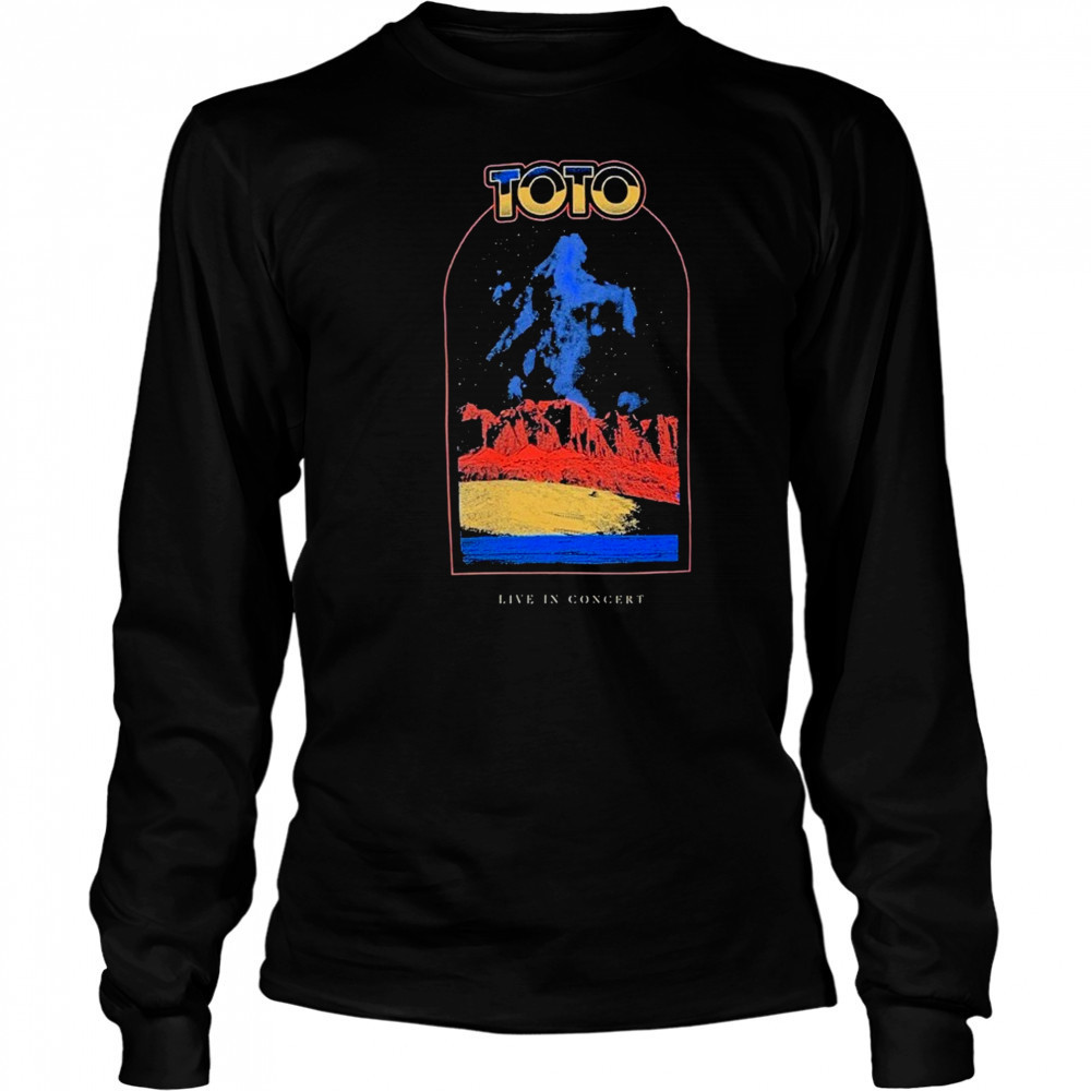 Toto Live In Concert Mountains T-shirt Long Sleeved