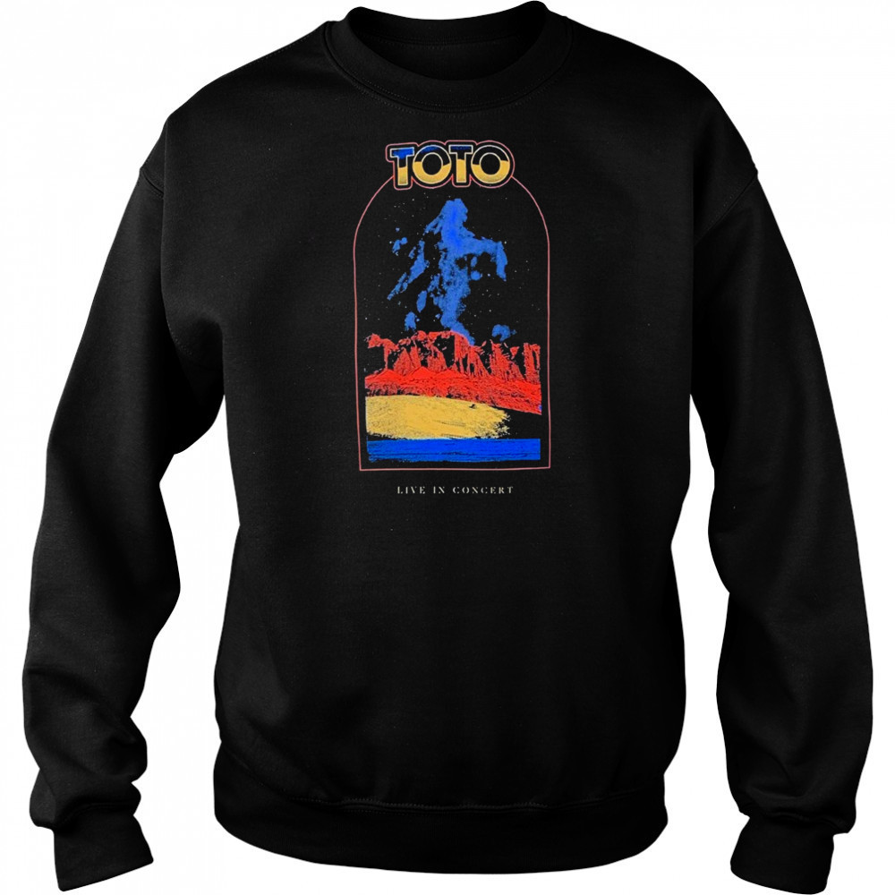 Toto Live In Concert Mountains T-shirt Sweatshirt