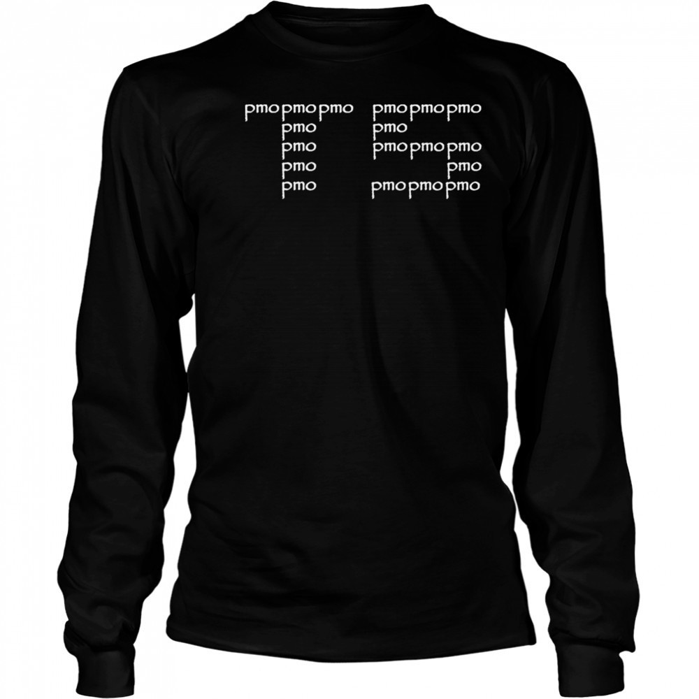 TS PMO Repeating T-Shirt Long Sleeved