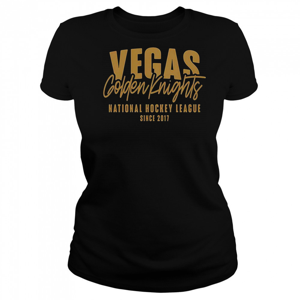 Vegas Golden Knights National Hockey League Since 2017 T-Shirt Women's T-shirt