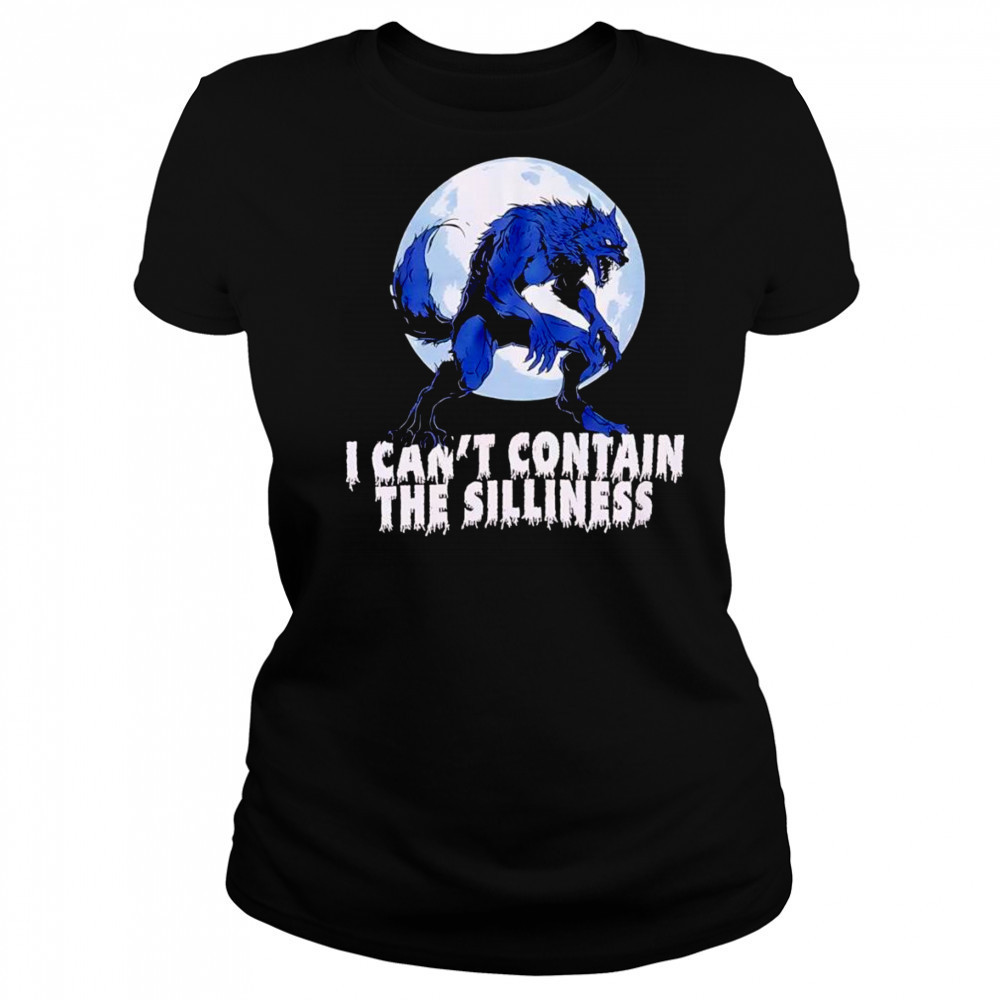 Wolf Can’t Contain Silliness shirt Women's T-shirt