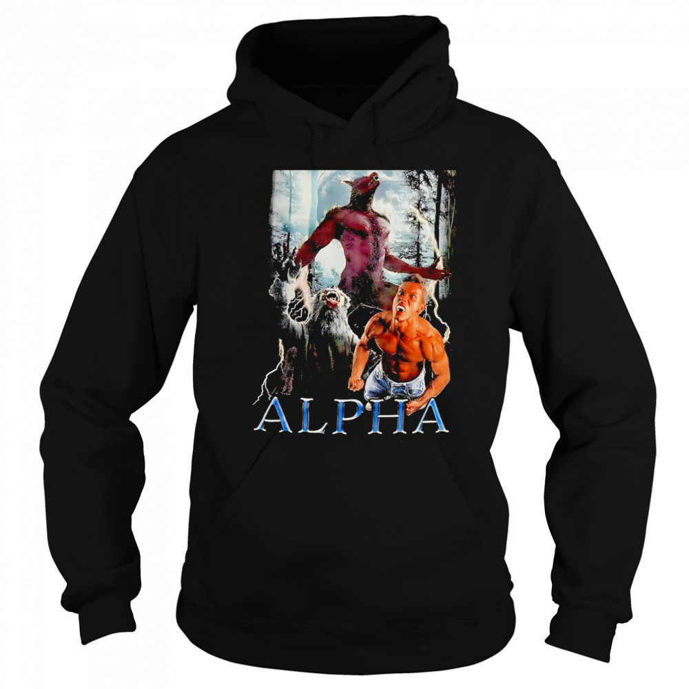 Wolf zombie Alpha shirt Hoodie