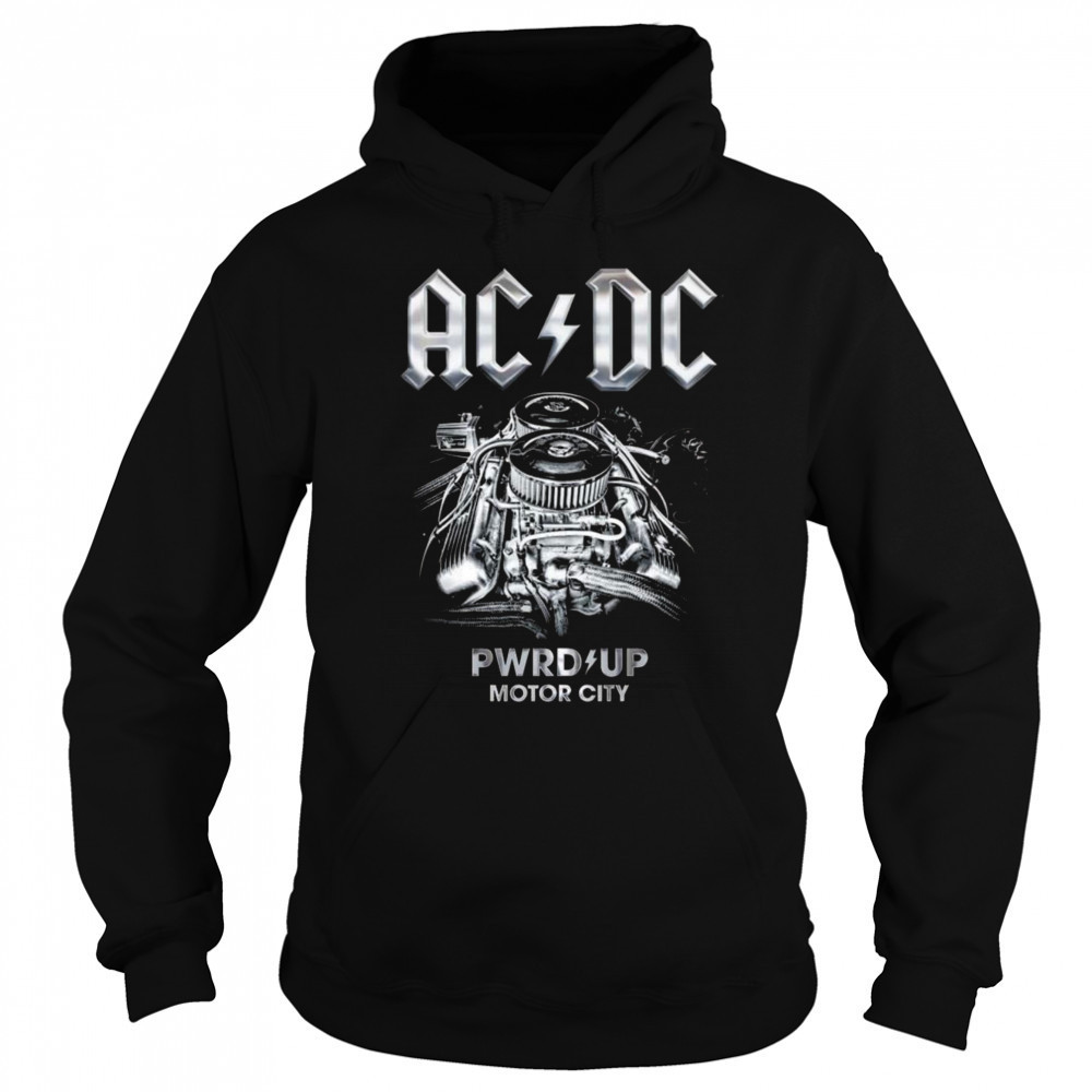ACDC Detroit PWR UP Motor City Tour 2025 Shirt Hoodie