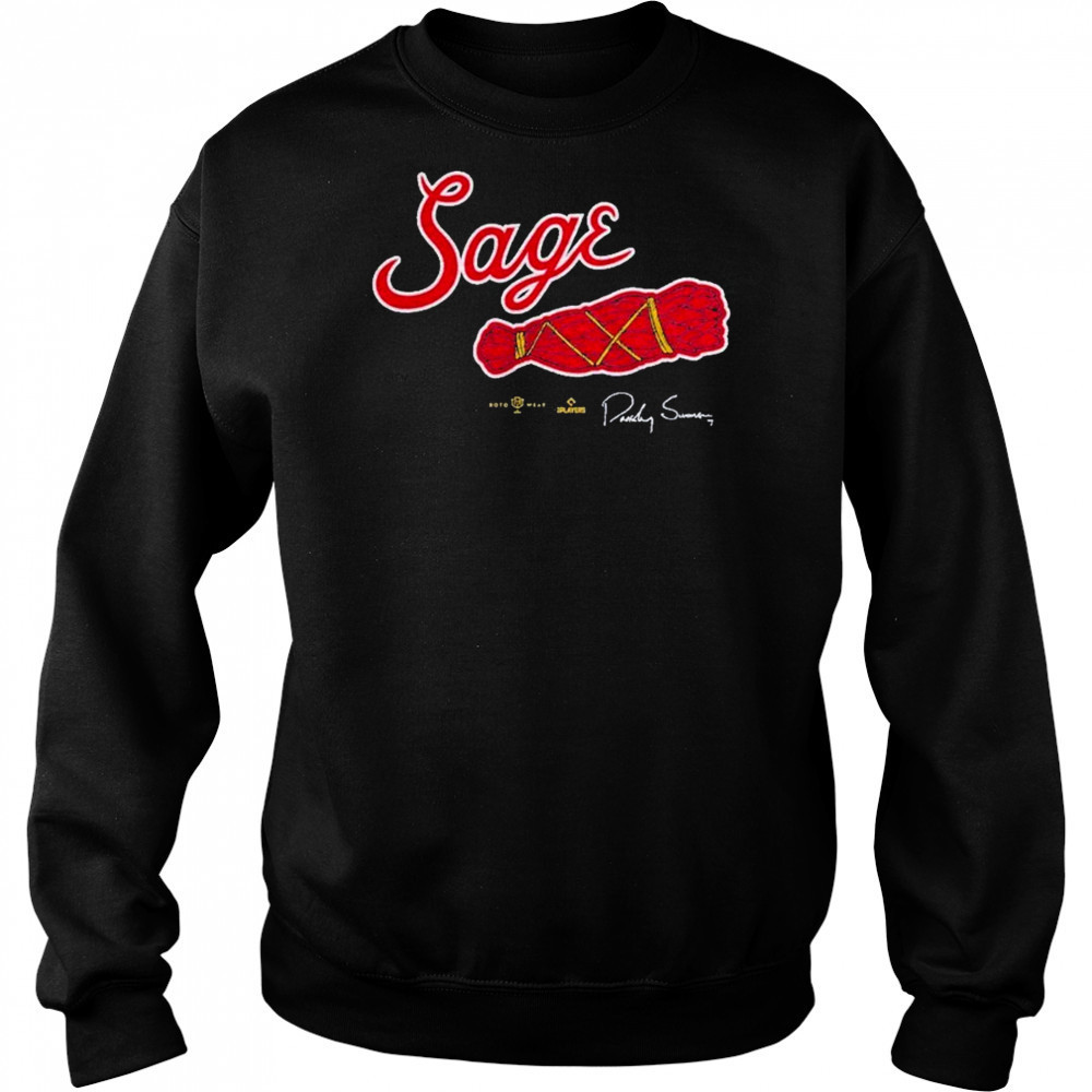 Atlanta Braves Sage T-Shirt Sweatshirt