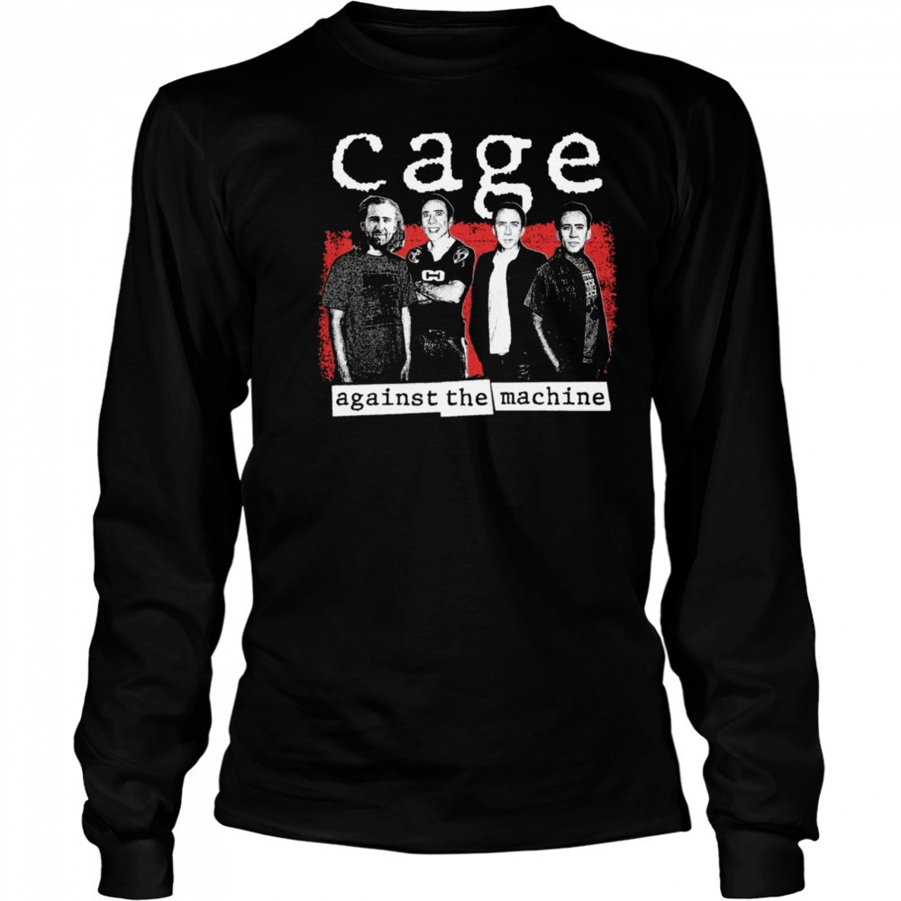Cage Against The Machine Shirt Long Sleeved