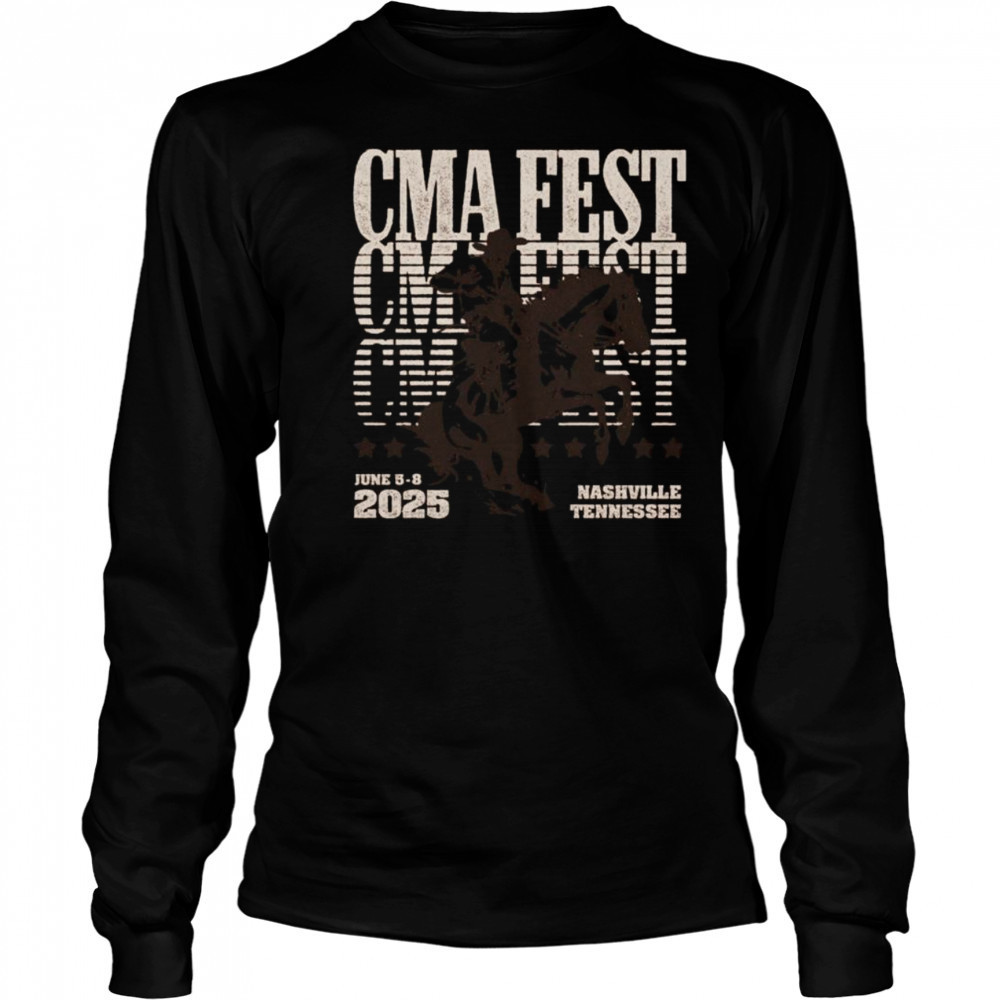 CMA Fest 2025 Repeat Rodeo Shirt Long Sleeved