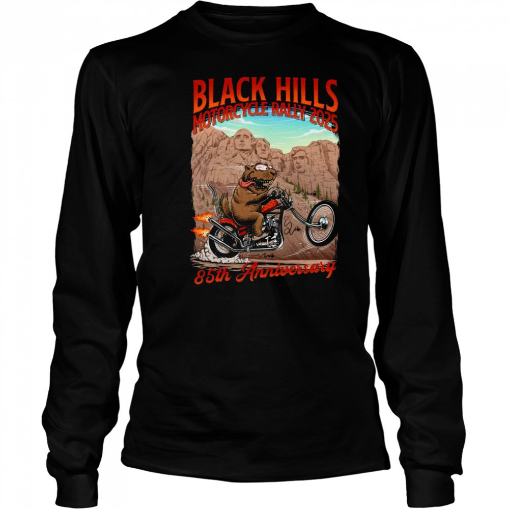 Cruisin Mt Rushmore 85th Black Hills Motorcycle Rally Shirt Long Sleeved