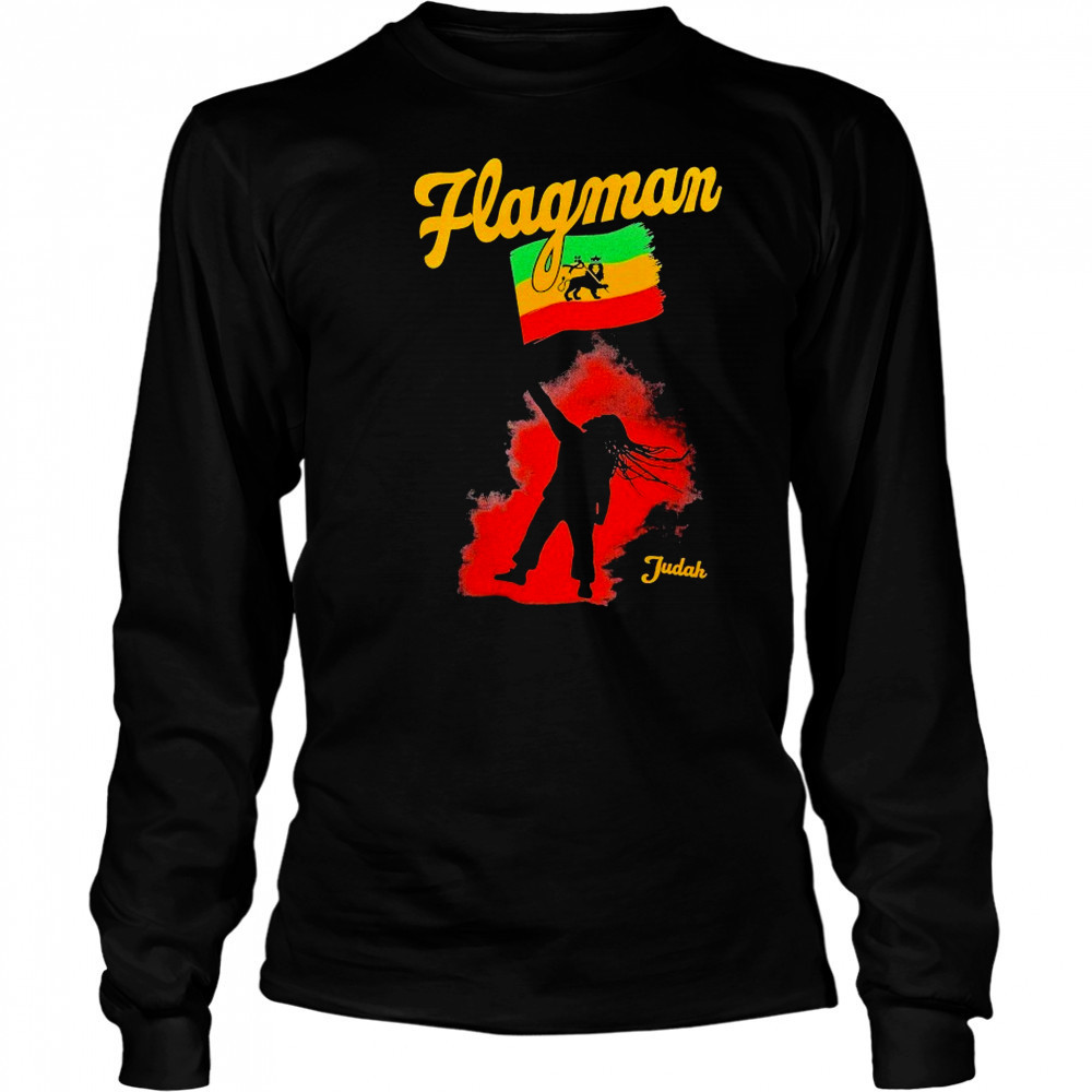 Damian Marley Flagman Judah T-shirt Long Sleeved