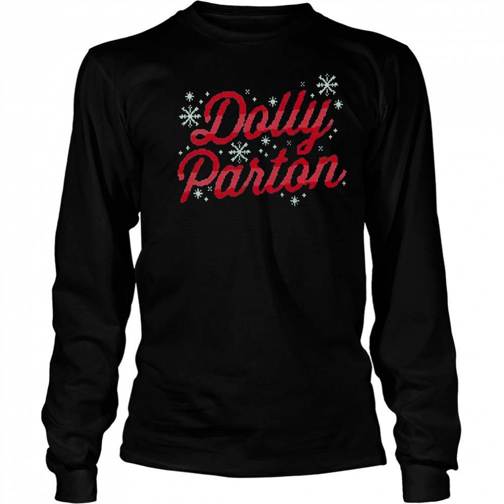 Dolly Parton Holiday Christmas T-shirt Long Sleeved