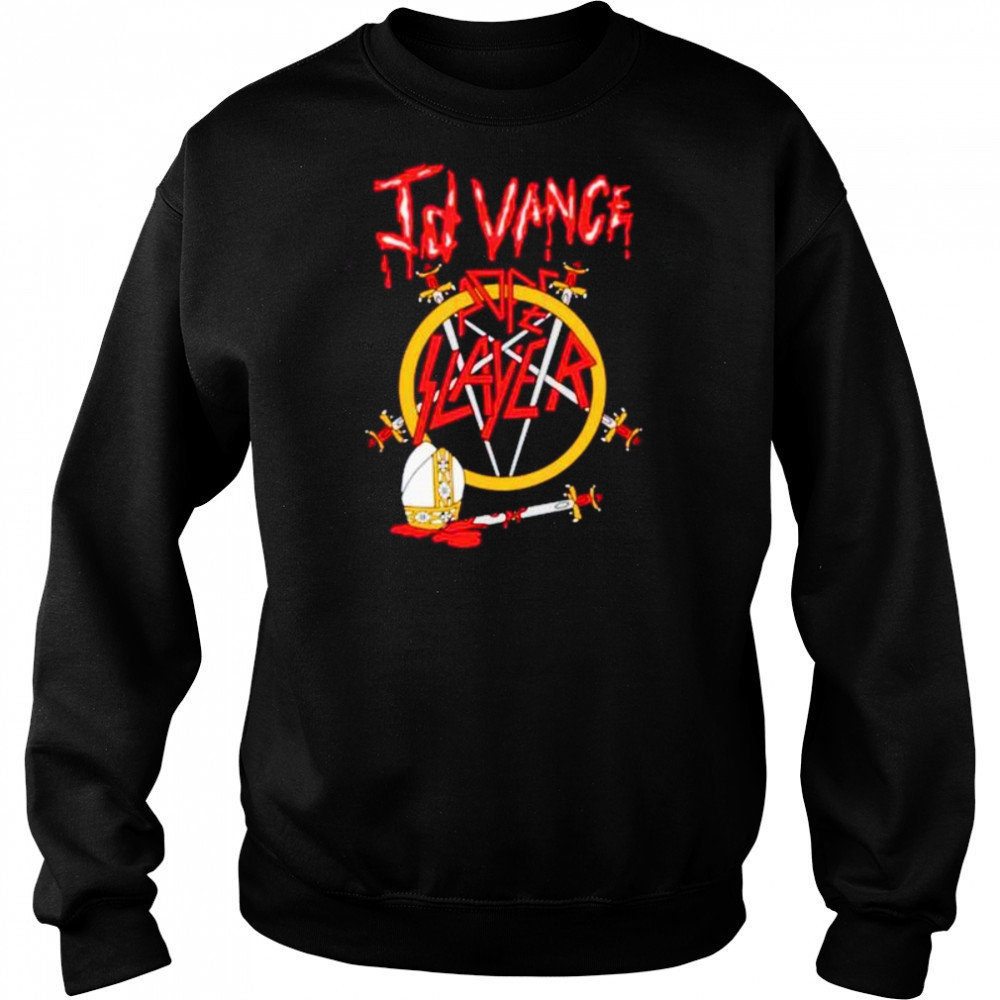 JD Vance pope slayer band swords shirt Sweatshirt