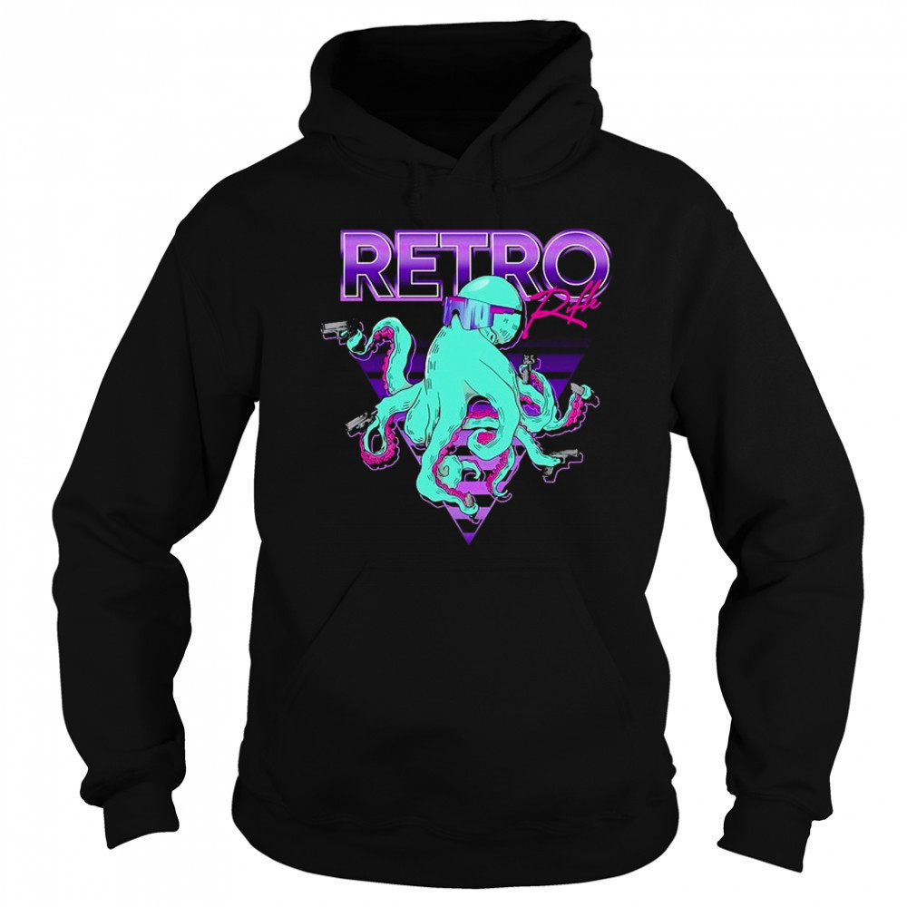 Octoglock Retro Rifle T-shirt Hoodie