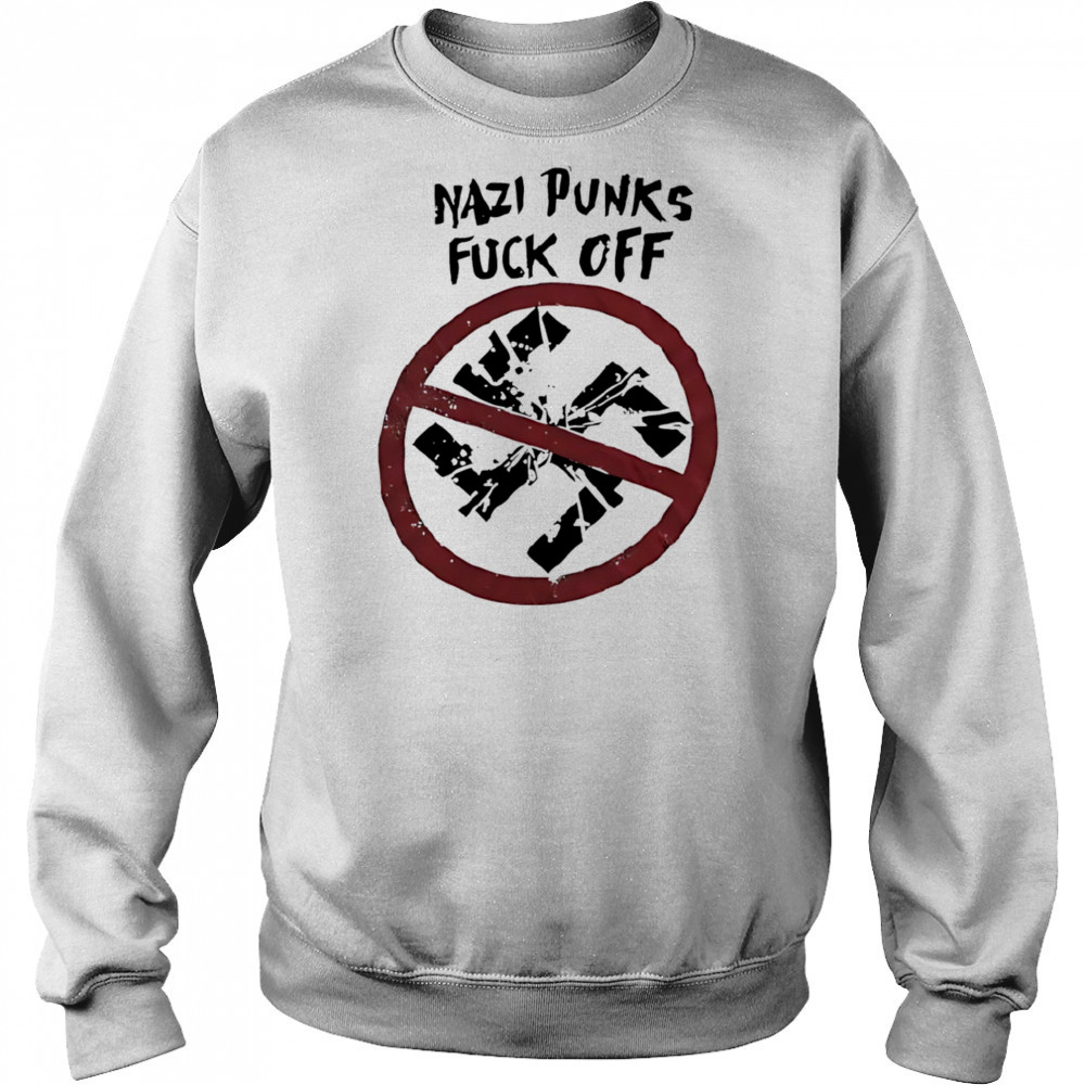 AntI fascist punk rock style shirt Sweatshirt