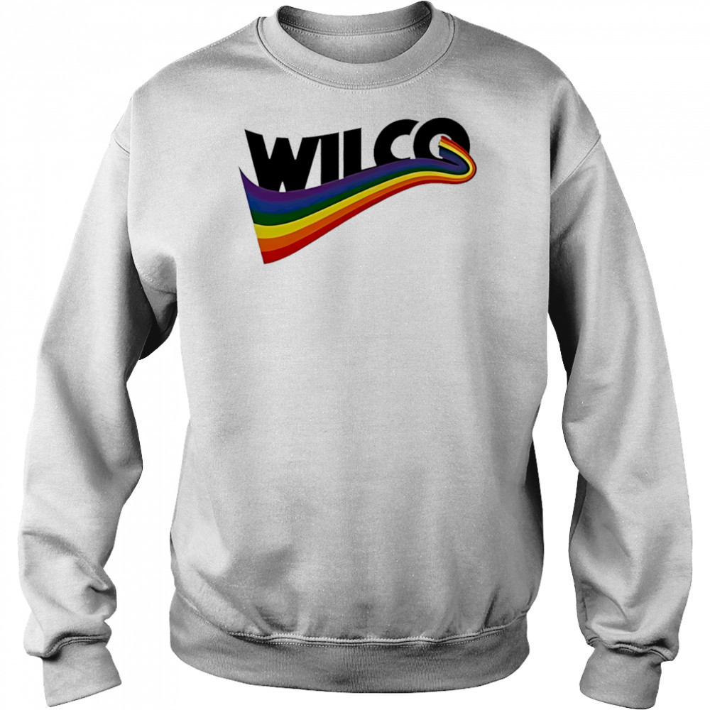 Colorful wilco graphic design shirt Sweatshirt