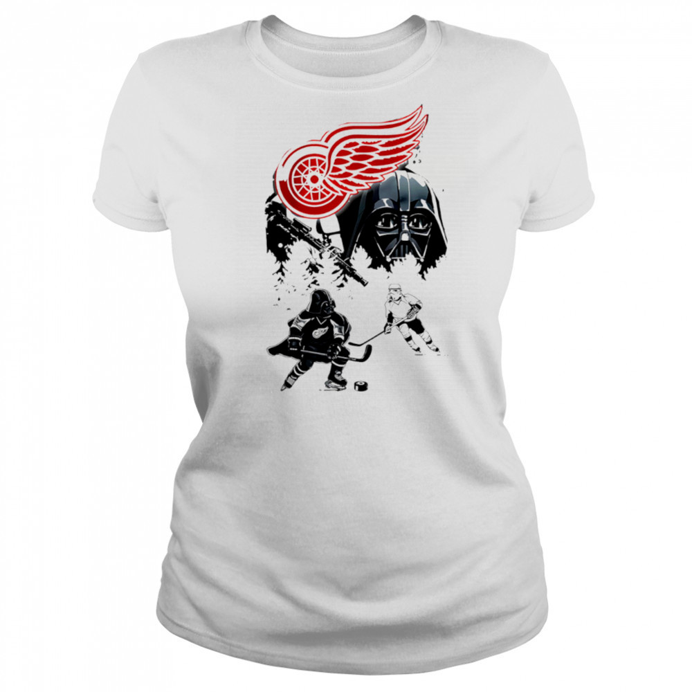 Detroit Red Wings 2025 Star Wars Hockey shirt Women's T-shirt