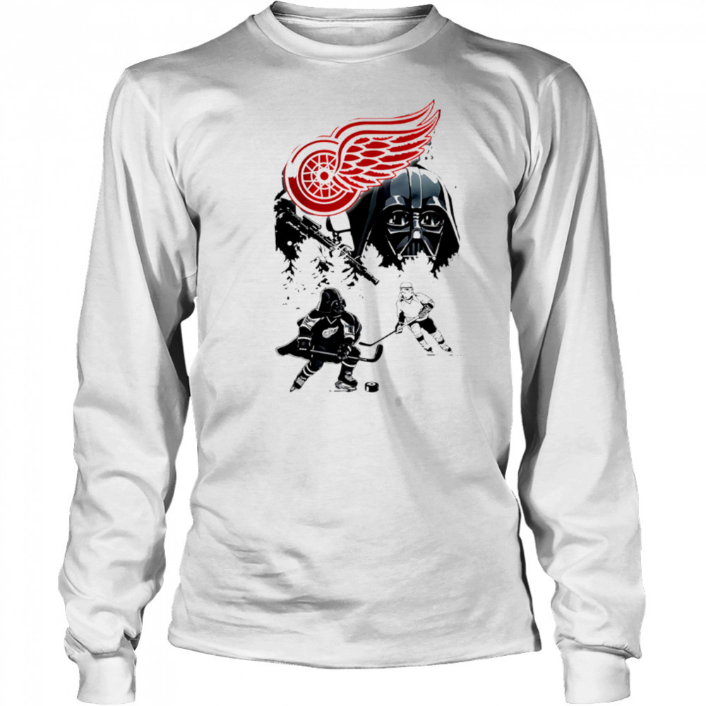 Detroit Red Wings 2025 Star Wars Hockey shirt Long Sleeved