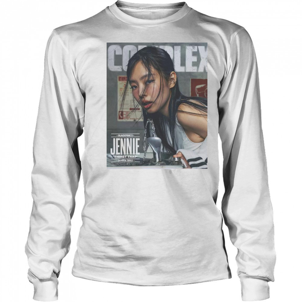 Jennie Blackpink For Complex Magazine Cover March 2025 T-Shirt Long Sleeved
