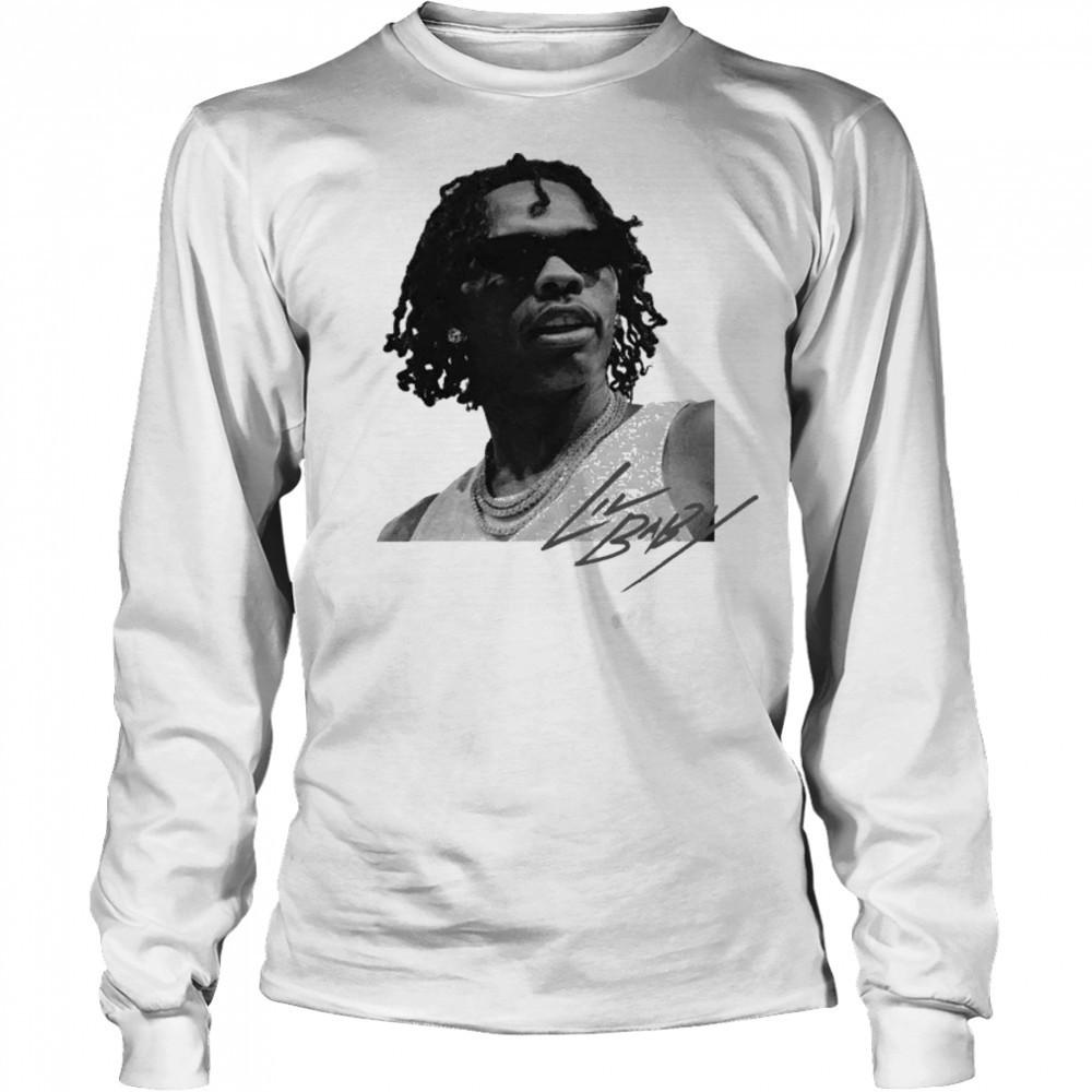 Lil Baby Portrait T-shirt Long Sleeved