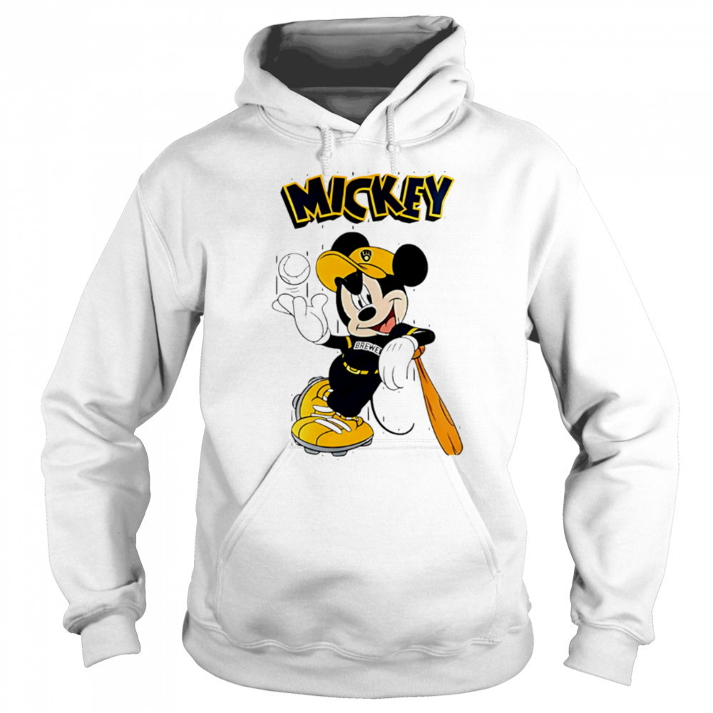 Milwaukee Brewers x Mickey Mouse 2025 Baseball shirt Hoodie
