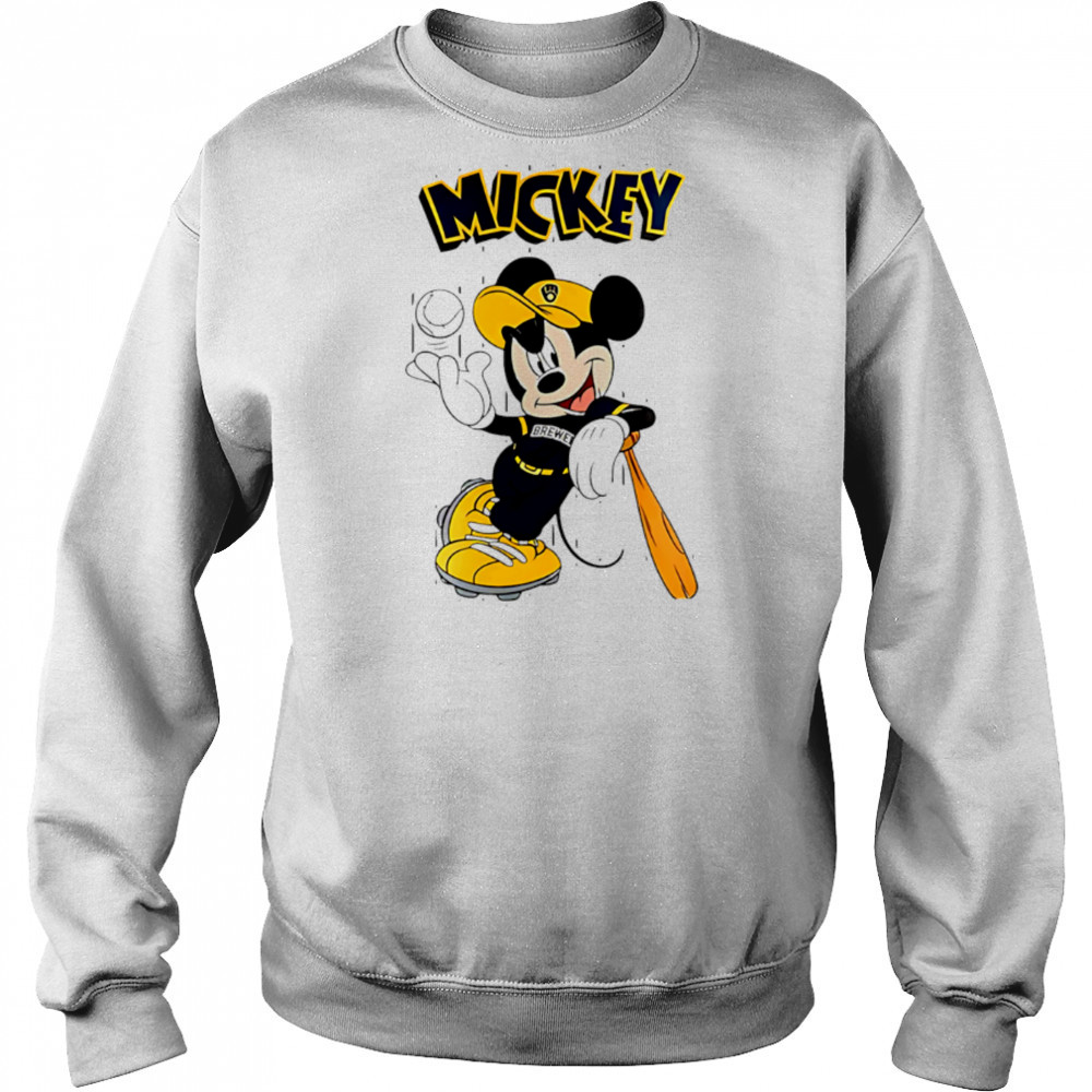 Milwaukee Brewers x Mickey Mouse 2025 Baseball shirt Sweatshirt