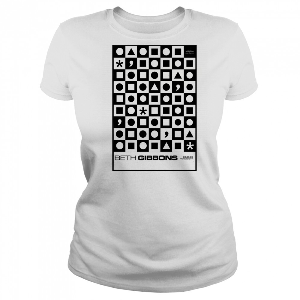 Poster Beth Gibbons Show May 3 2025 Estadio Fray Nano Mexico City MX t-shirt Women's T-shirt