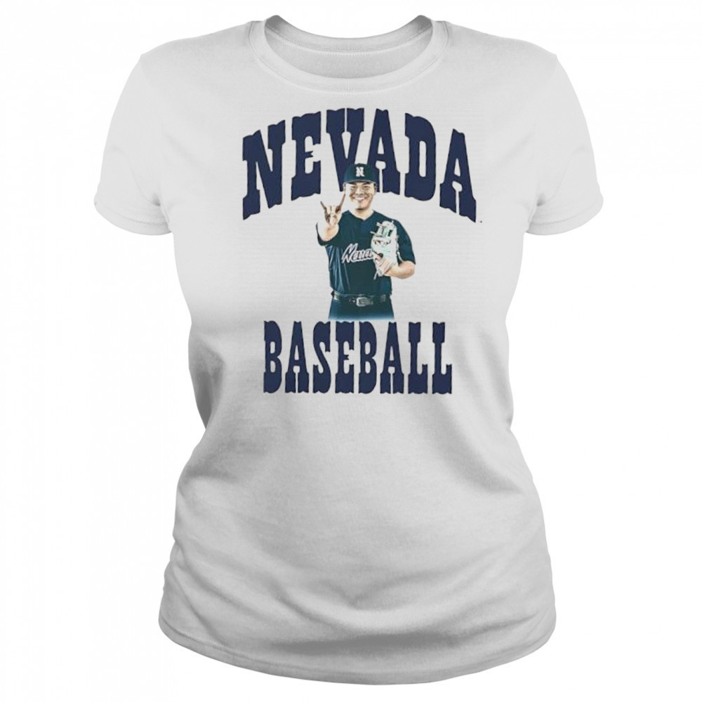 Sean Yamaguchi Nevada baseball block letter shirt Women's T-shirt