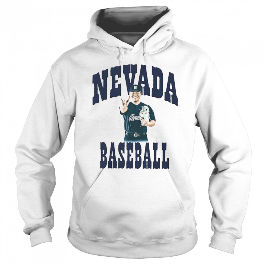 Sean Yamaguchi Nevada baseball block letter shirt Hoodie