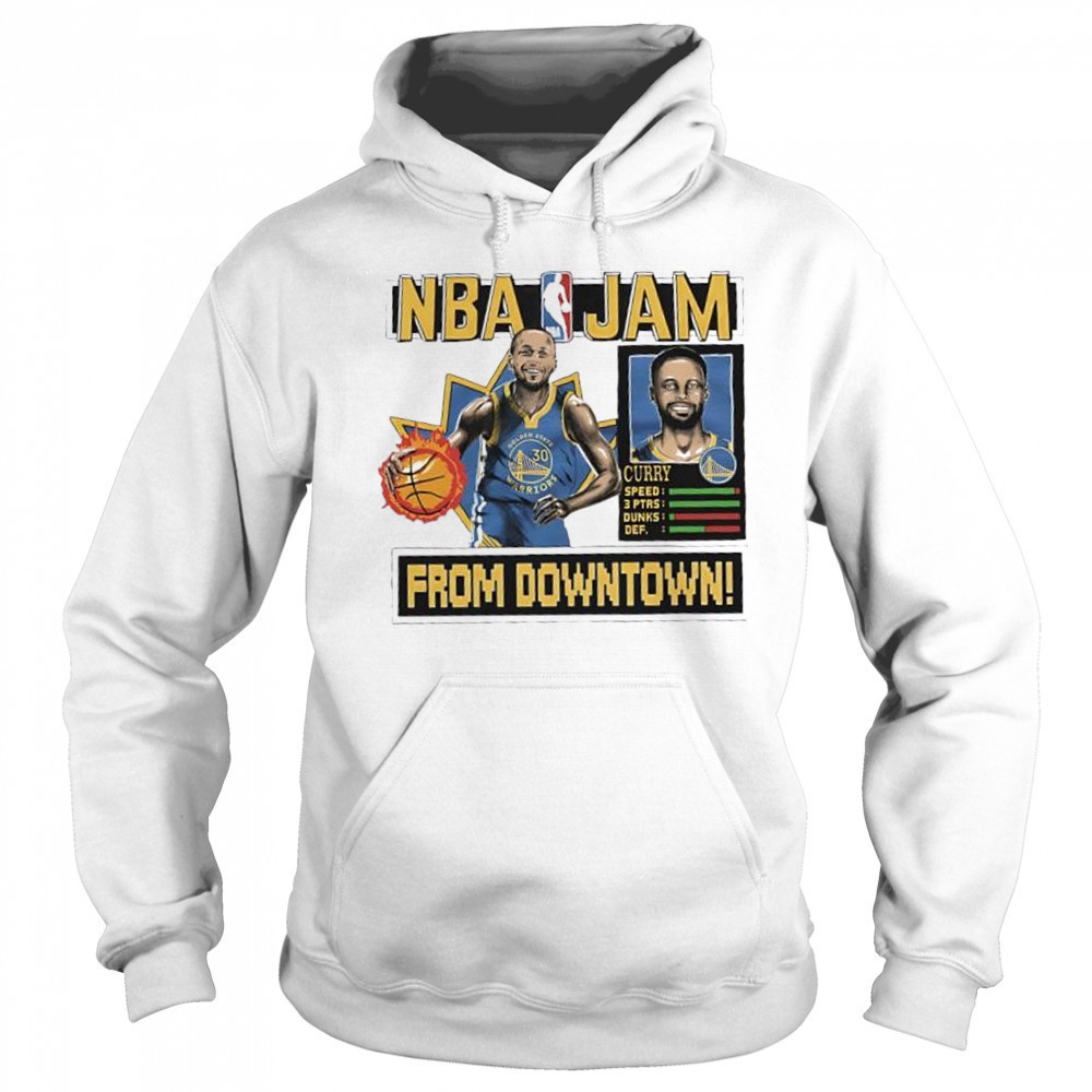 Stephen Curry Golden State Warriors NBA Jam shirt Hoodie