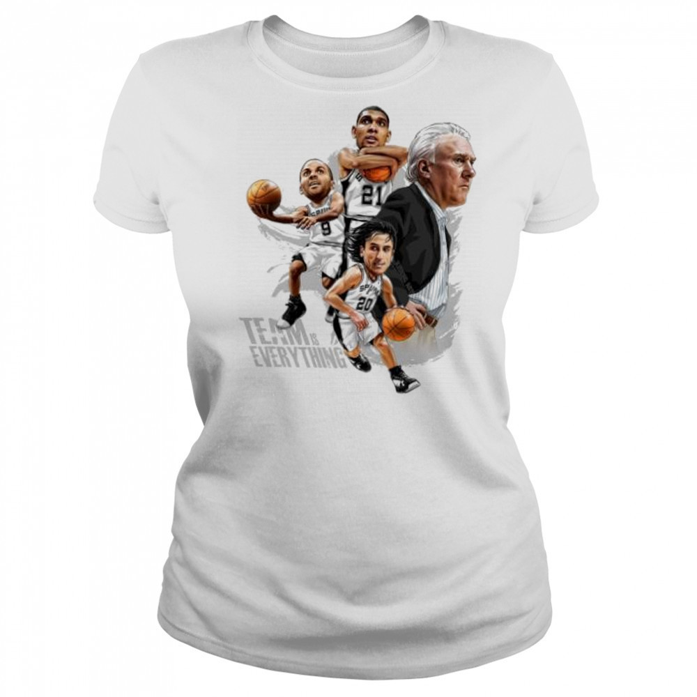 Team is every thing San Antonio Spurs player team shirt Women's T-shirt