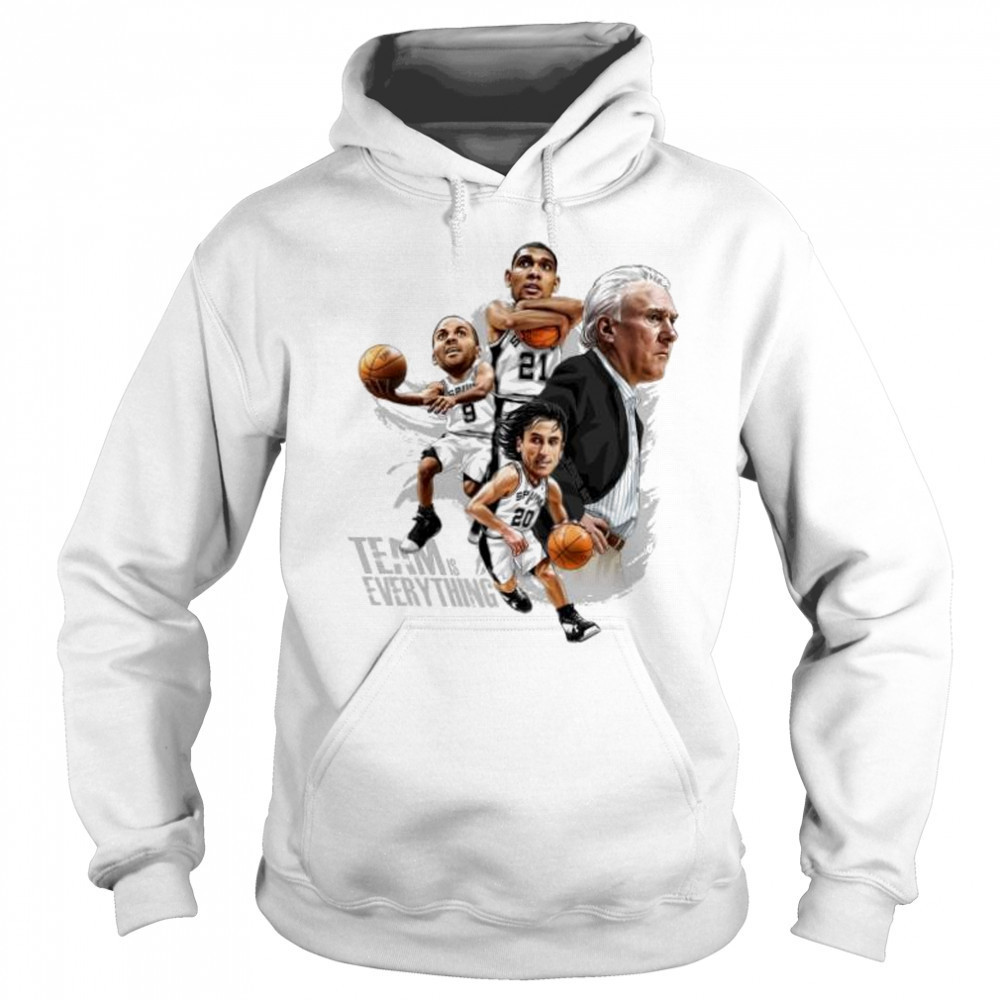 Team is every thing San Antonio Spurs player team shirt Hoodie
