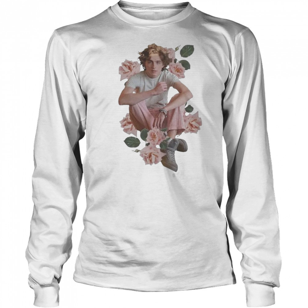Timothée Chalamet Artwork T-shirt Long Sleeved