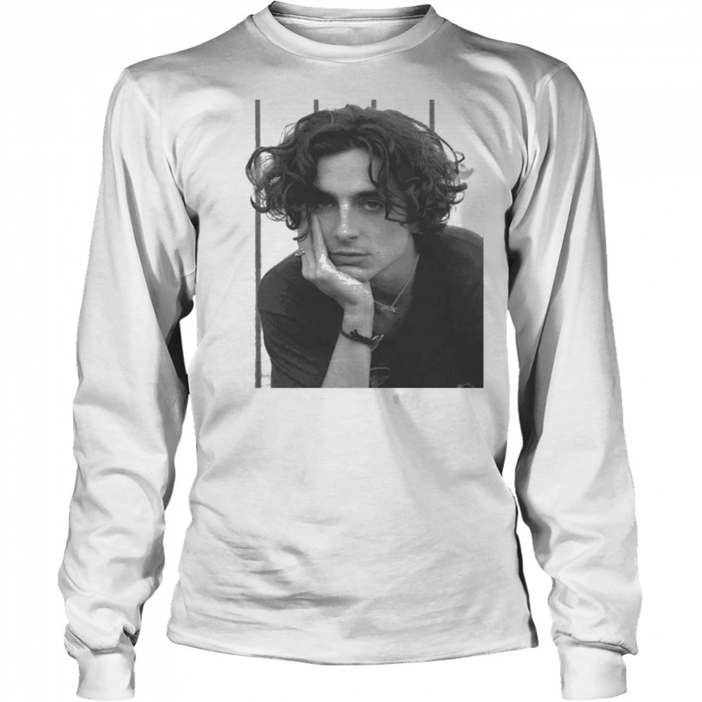 Timothée Chalamet Portrait T-Shirt Long Sleeved