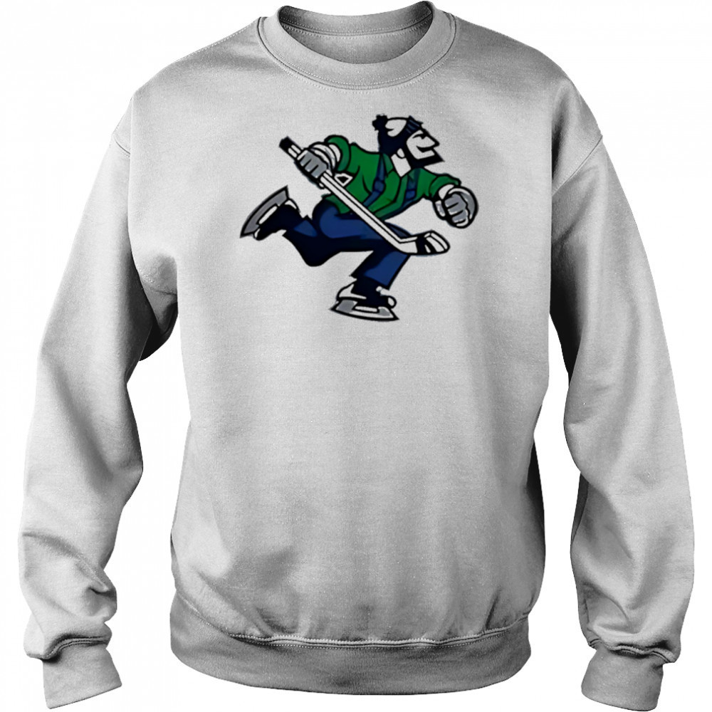 Vancouver canucks retro johnny canuck custom limited hockey shirt Sweatshirt