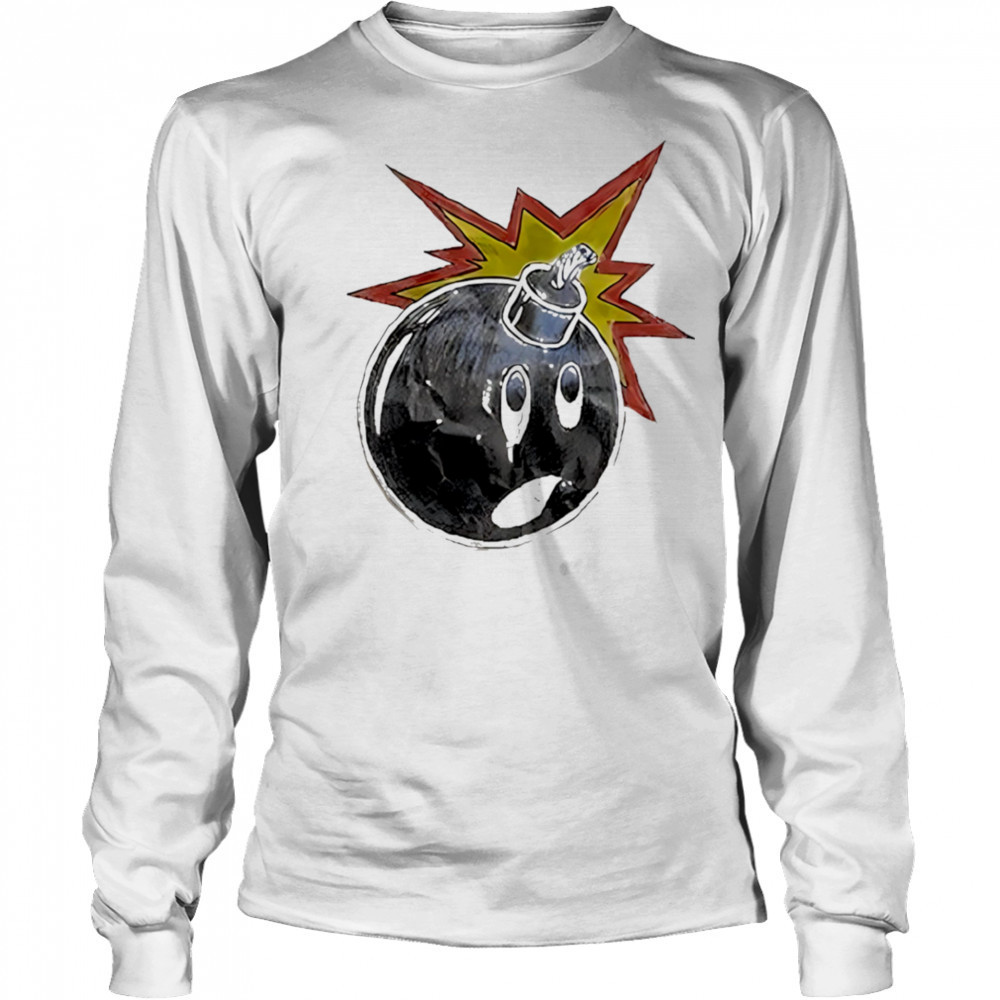 Vibrant Adam Graphic Print Boom shirt Long Sleeved