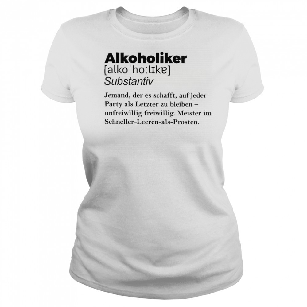 Alcoholic Definition T-shirt Women's T-shirt