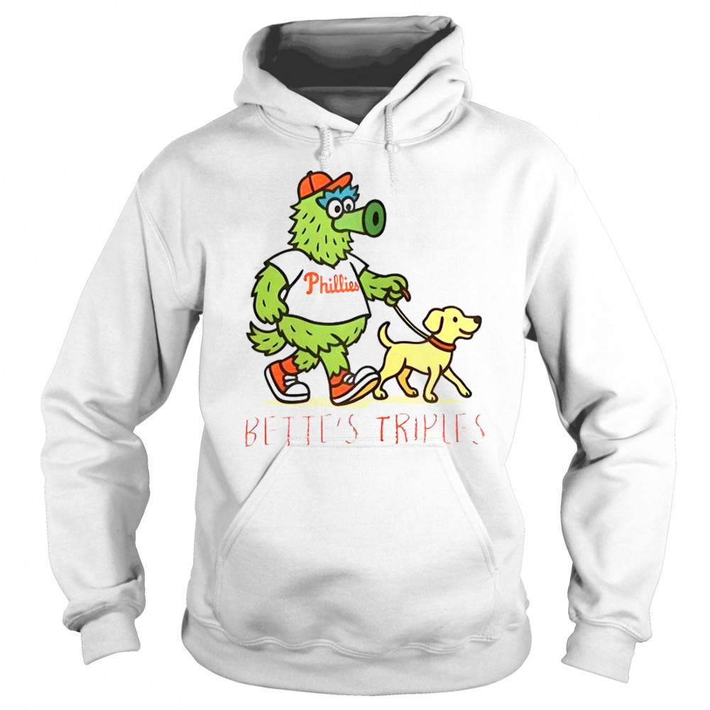 Bette’s Triples Phillie Phanatic Philadelphia Phillies T-Shirt Hoodie