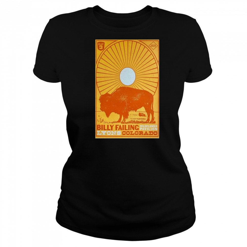 Billy Failing Wildflower Pavilion Lyons CO May 3 2025 Concert t-shirt Women's T-shirt