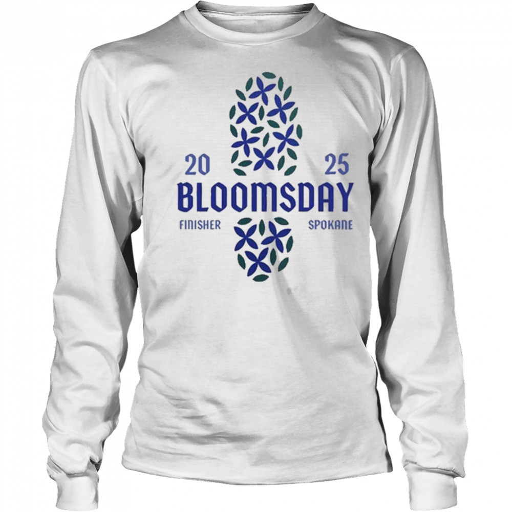 Bloomsday Finisher Spokane 2025 T-shirt Long Sleeved