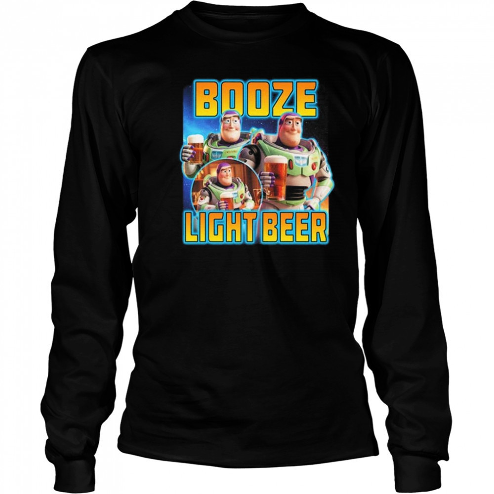 Booze Light Beer Shirt Long Sleeved