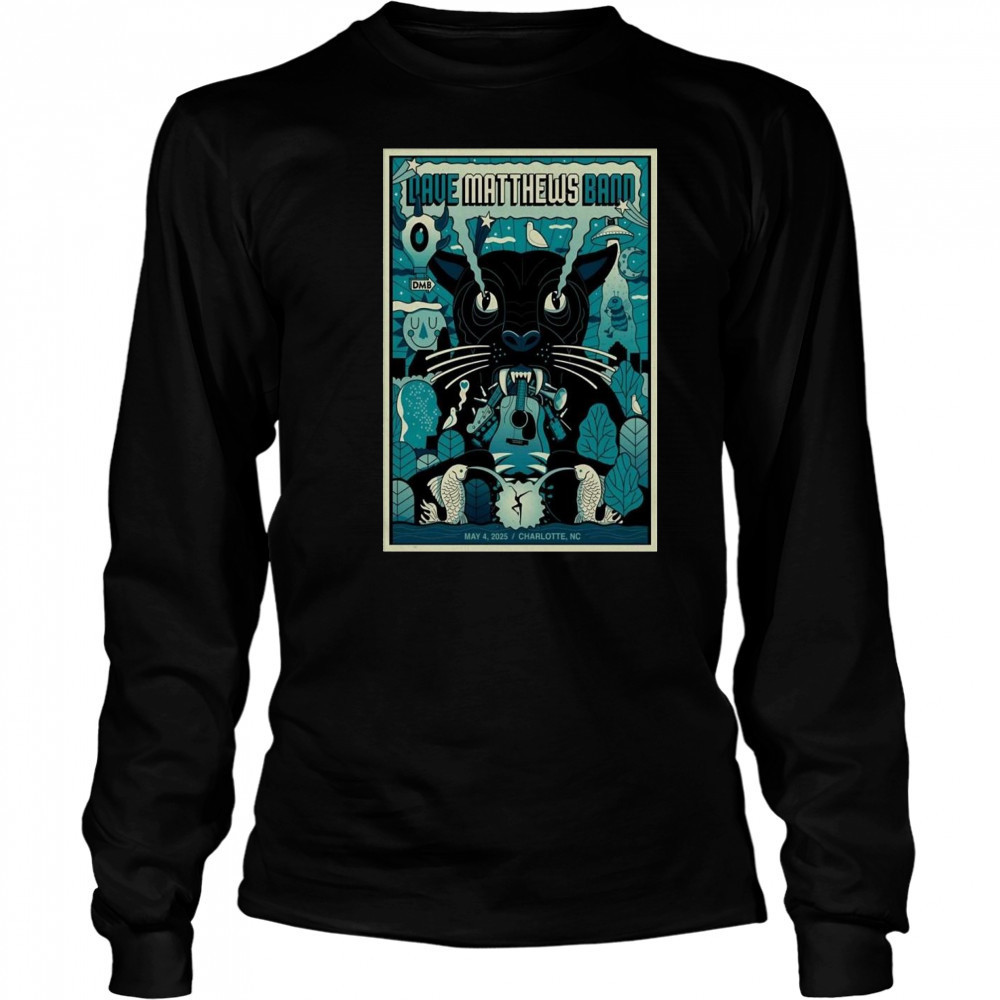 Dave Matthews Band May 4 2025 Charlotte NC Shirt Long Sleeved