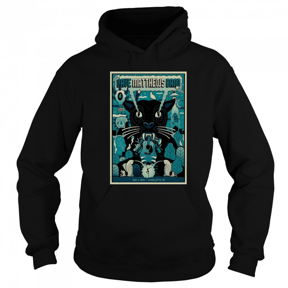 Dave Matthews Band May 4 2025 Charlotte NC Shirt Hoodie