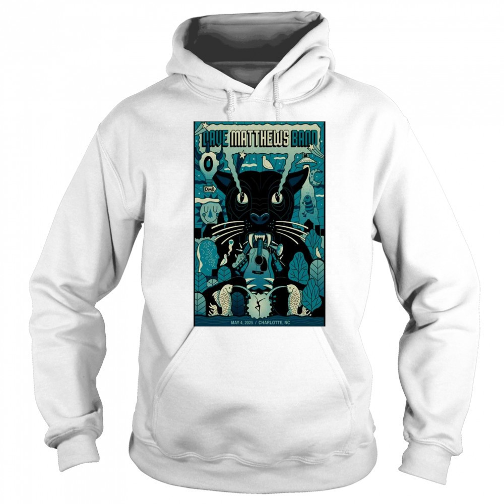 Dave Matthews Band Show May 4 2025 First Ward Park Charlotte NC t-shirt Hoodie
