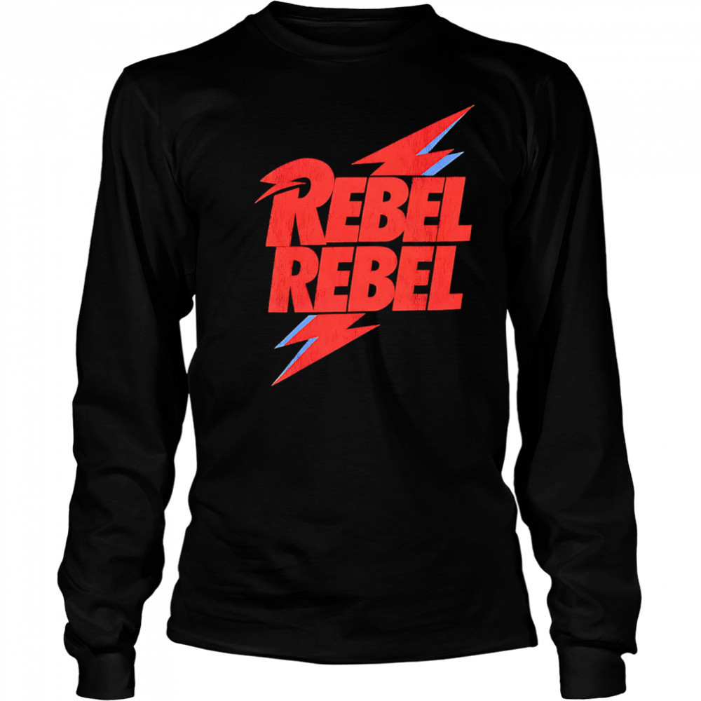 David Bowie Rebel Rebel shirt Long Sleeved