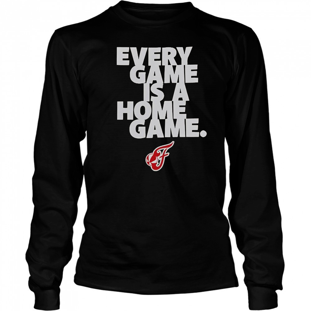 Every Game Is A Home Game Indiana Fever T-Shirt Long Sleeved